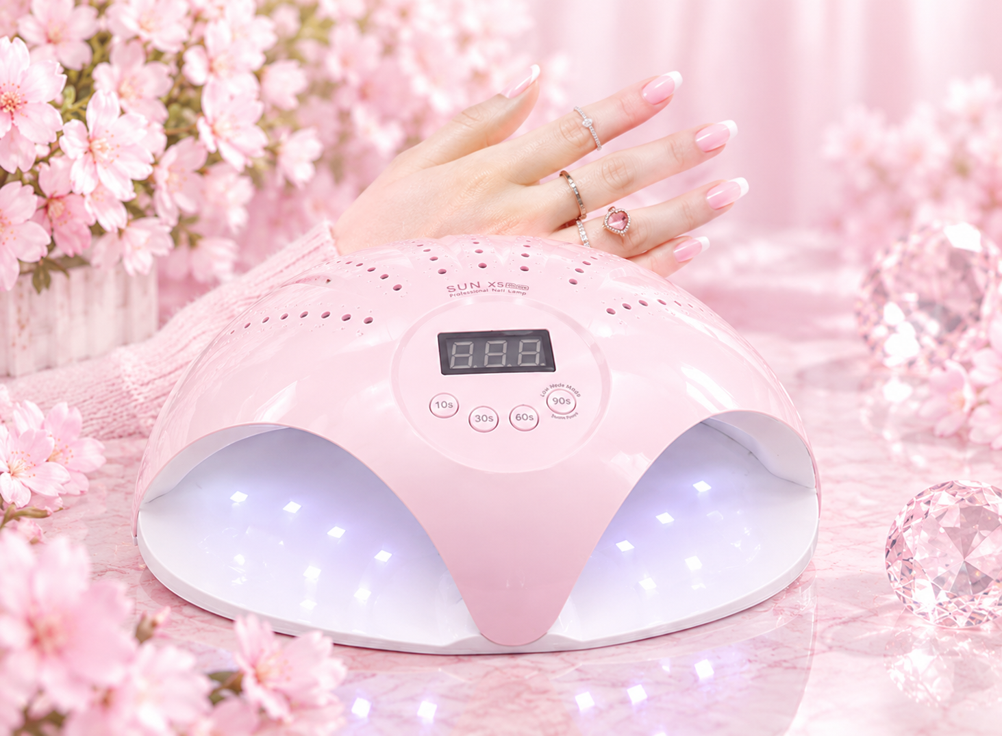 Lampe UV/LED Professionnelle – Séchoir à Ongles Gel